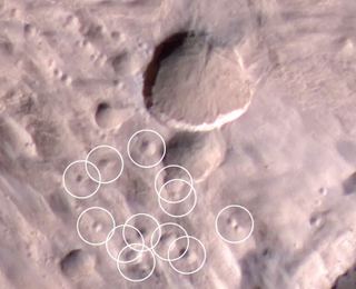 Illustration for article titled Mars Gets a New Crater, We Find it Within a Day